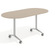 mesa de escritorio plegable 160x80 canvas pivot mesa plegable ovalada 1