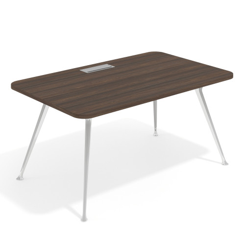 Mesa de dirección Tekno, patas de aluminio inyectado, estructura cromada - 120x100