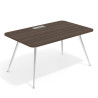 mesa de direccion 120x100 mistral tekno mesa con pasacables 1