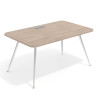 mesa de direccion 100x100 sahara tekno mesa con pasacables 1