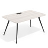 mesa de direccion 100x100 california tekno mesa con pasacables 1