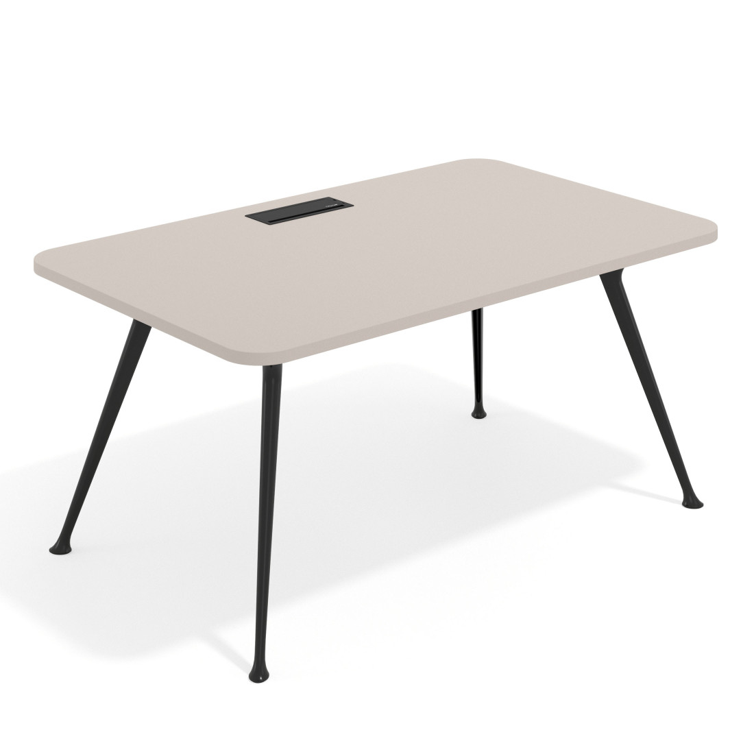 mesa de direccion 120x100 gris coco tekno mesa con pasacables 1