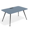 mesa de direccion 160x100 azul talco tekno mesa con pasacables 1