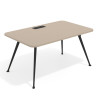 mesa de direccion 100x100 canvas tekno mesa con pasacables 1