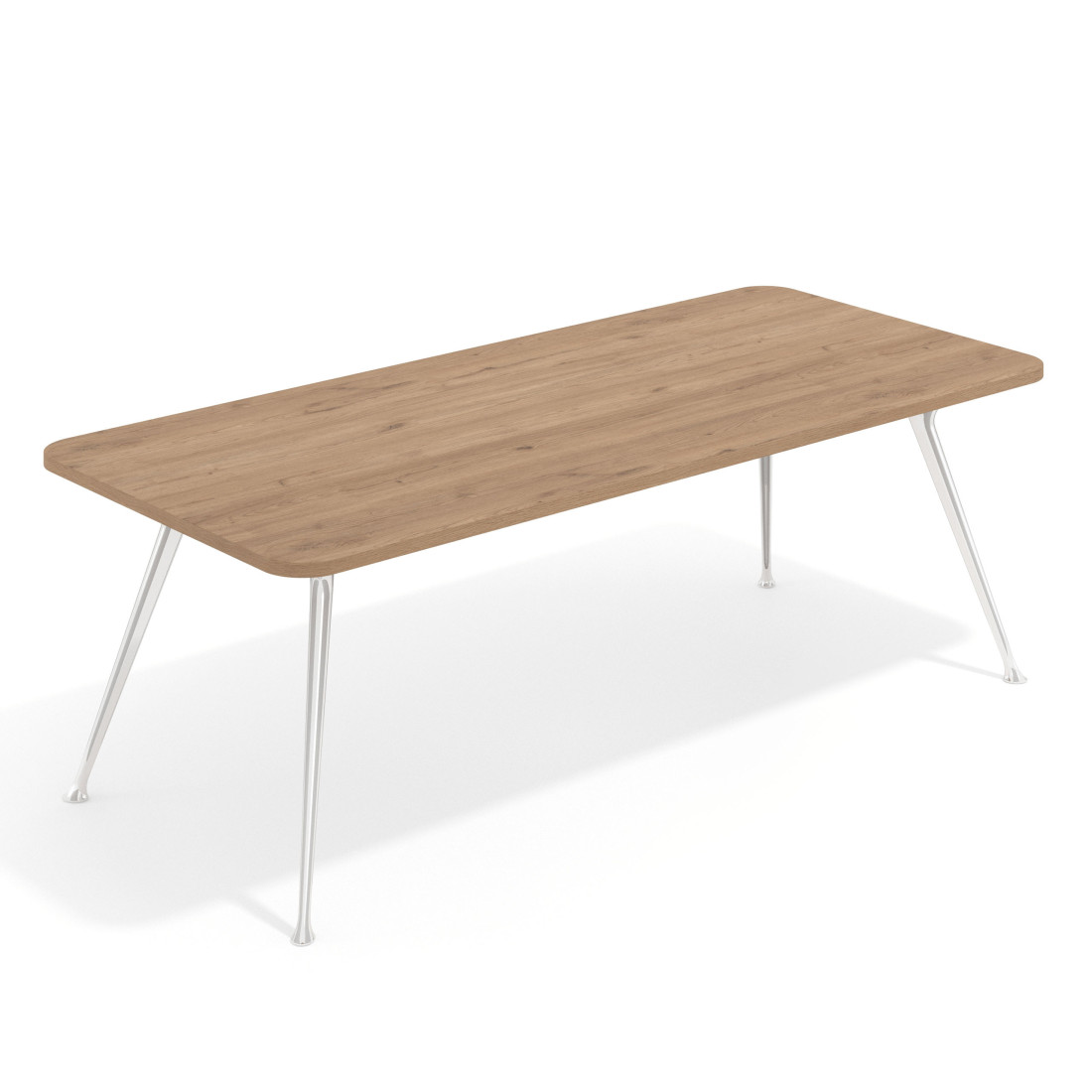 mesa reuniones 220x100 naturale tekno mesa sin pasacables 1