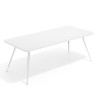 mesa reuniones 220x100 blanco mate tekno mesa sin pasacables 1