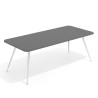 mesa reuniones 220x100 gris tormenta tekno mesa sin pasacables 1
