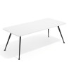 mesa reuniones 220x100 blanco mate tekno mesa sin pasacables 1