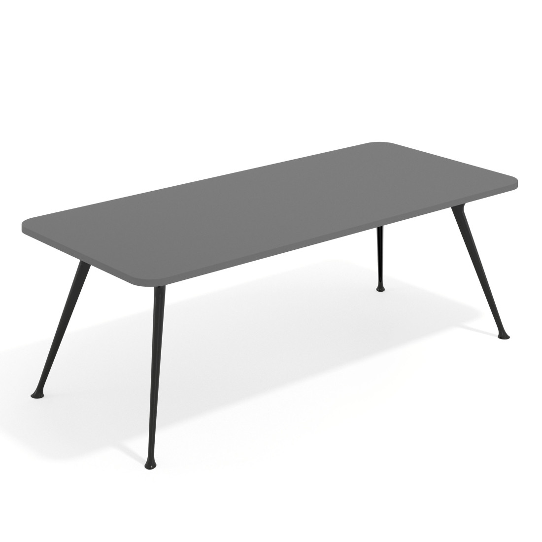 mesa reuniones 240x100 gris tormenta tekno mesa sin pasacables 1