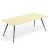 mesa reuniones 220x100 salvia tekno mesa sin pasacables 1