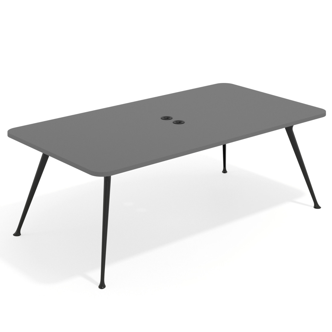 mesa reuniones 220x120 gris tormenta tekno 1