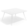 mesa reuniones 140x140 blanco mate tekno mesa fondo 140cm 1