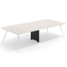 mesa reuniones 260x140 california tekno mesa doble fondo 140cm 1