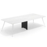 mesa reuniones 340x140 albo tekno mesa doble fondo 140cm 1
