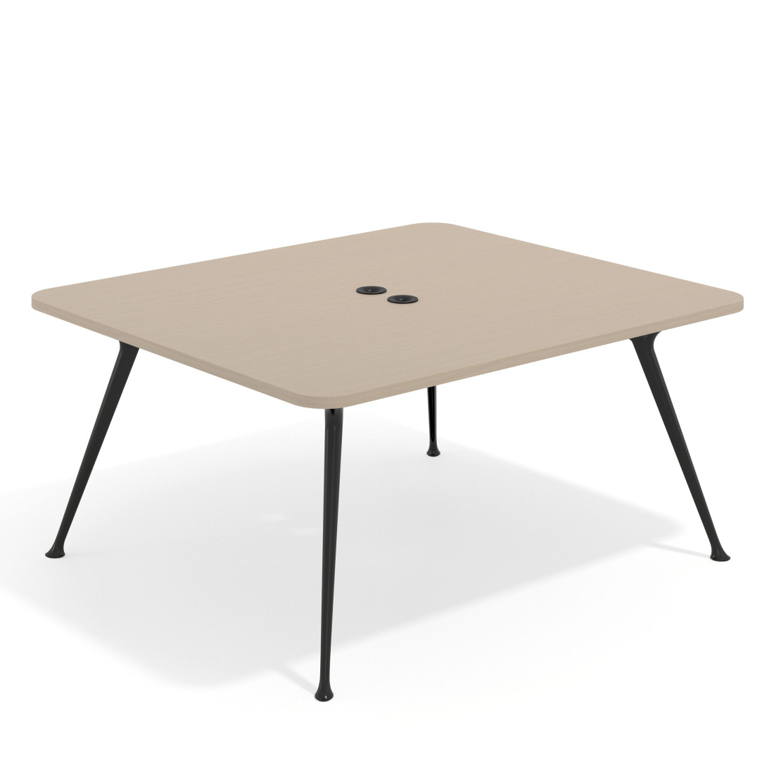 mesa reuniones 140x140 canvas tekno mesa fondo 140cm 1