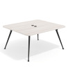 mesa reuniones 140x140 california tekno mesa fondo 140cm 1