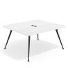 mesa reuniones 160x140 albo tekno mesa fondo 140cm 1