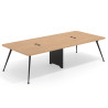 mesa reuniones 260x140 siroco tekno mesa doble fondo 140cm 1