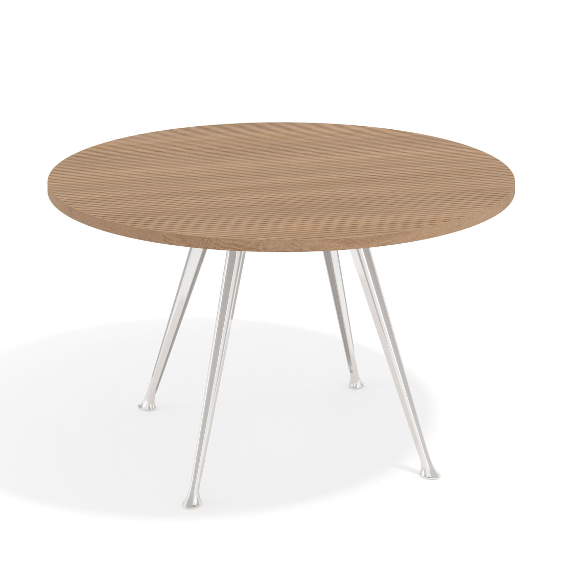 mesa reuniones 130cm rayado natural tekno mesa de reuniones 130cm 1