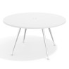 mesa reuniones 150cm blanco mate tekno mesa de reuniones 150cm 1
