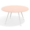 mesa reuniones 150cm rosa nube tekno mesa de reuniones 150cm 1