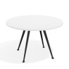 mesa reuniones 130cm blanco mate tekno mesa de reuniones 130cm 1