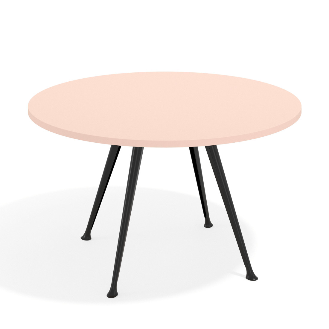 mesa reuniones 130cm rosa nube tekno mesa de reuniones 130cm 1