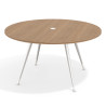 mesa reuniones 150cm rayado natural tekno mesa de reuniones 150cm 1