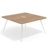 mesa reuniones 160x160 naturale tekno mesa fondo 160cm 1