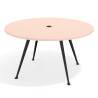 mesa reuniones 150cm rosa nube tekno mesa de reuniones 150cm 1