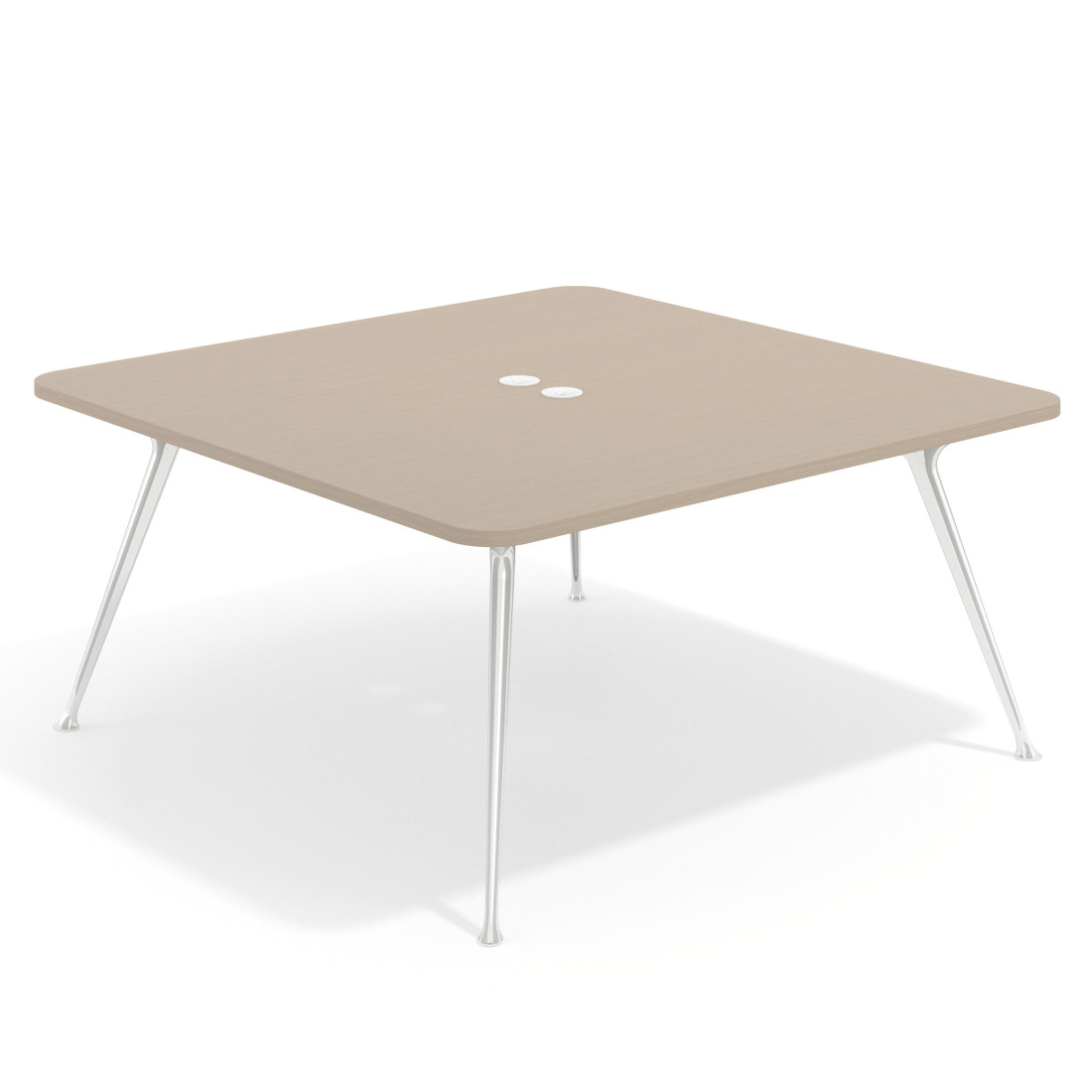 mesa reuniones 160x160 canvas tekno mesa fondo 160cm 1