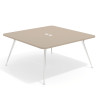 mesa reuniones 160x160 canvas tekno mesa fondo 160cm 1