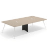 mesa reuniones 260x160 canvas tekno mesa doble fondo 160cm 1
