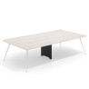 mesa reuniones 260x160 california tekno mesa doble fondo 160cm 1
