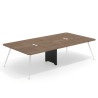 mesa reuniones 340x160 noce sabi tekno mesa doble fondo 160cm 1