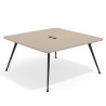 mesa reuniones 160x160 canvas tekno mesa fondo 160cm 1