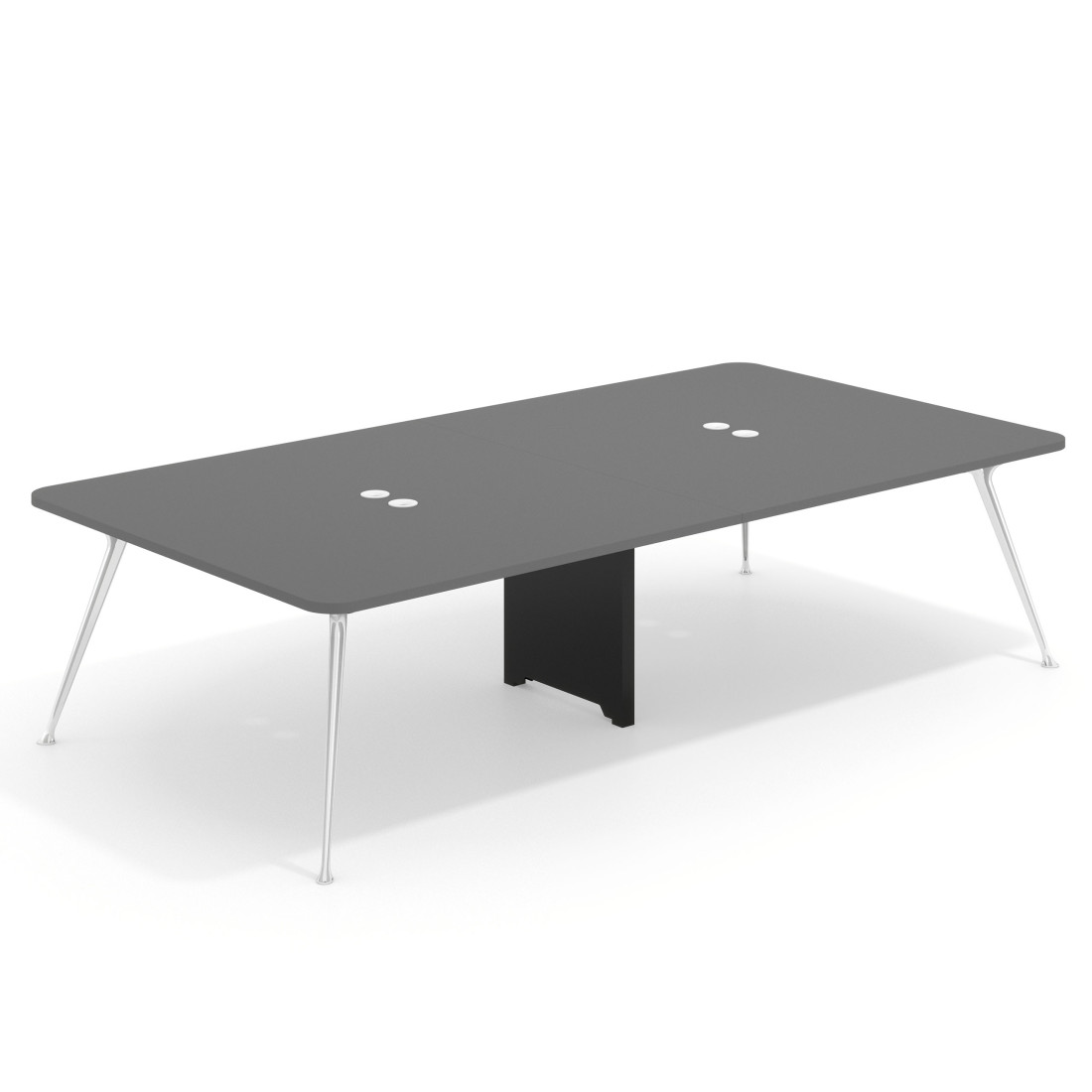 mesa reuniones 340x160 gris tormenta tekno mesa doble fondo 160cm 1