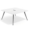 mesa reuniones 160x160 albo tekno mesa fondo 160cm 1