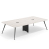 mesa reuniones 260x160 california tekno mesa doble fondo 160cm 1