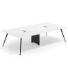 mesa reuniones 340x160 albo tekno mesa doble fondo 160cm 1