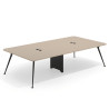 mesa reuniones 260x160 canvas tekno mesa doble fondo 160cm 1
