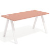 mesa de escritorio 120x80 rosa talco uvepro mesa individual fondo 80cm recto 1