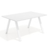 mesa de escritorio 120x100 blanco mate uvepro mesa individual fondo 100cm recto 1