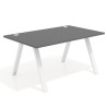 mesa de escritorio 120x100 gris tormenta uvepro mesa individual fondo 100cm recto 1
