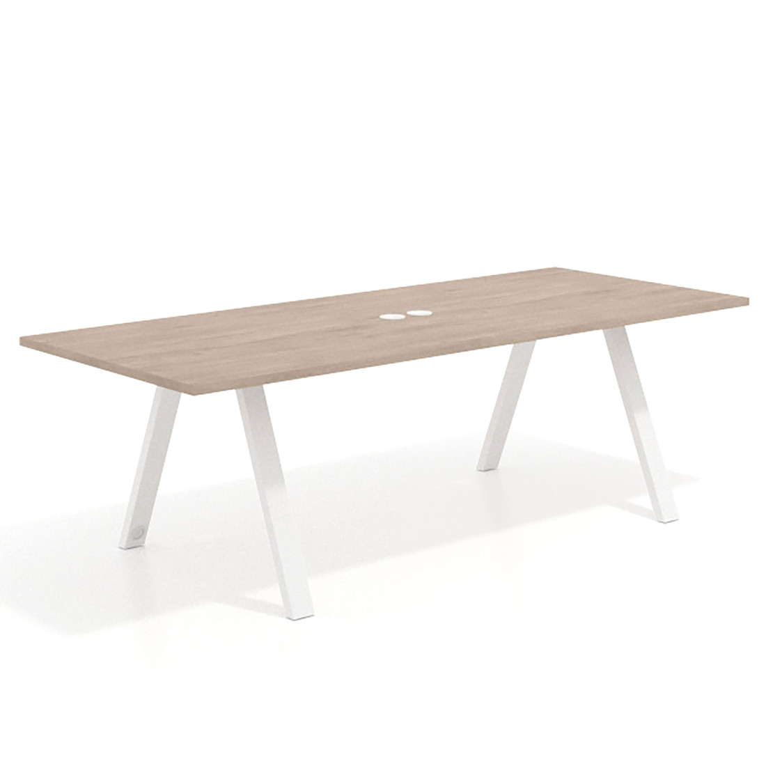 mesa co working 220x100 sahara uvepro mesa de reuniones fondo 100cm recto 1