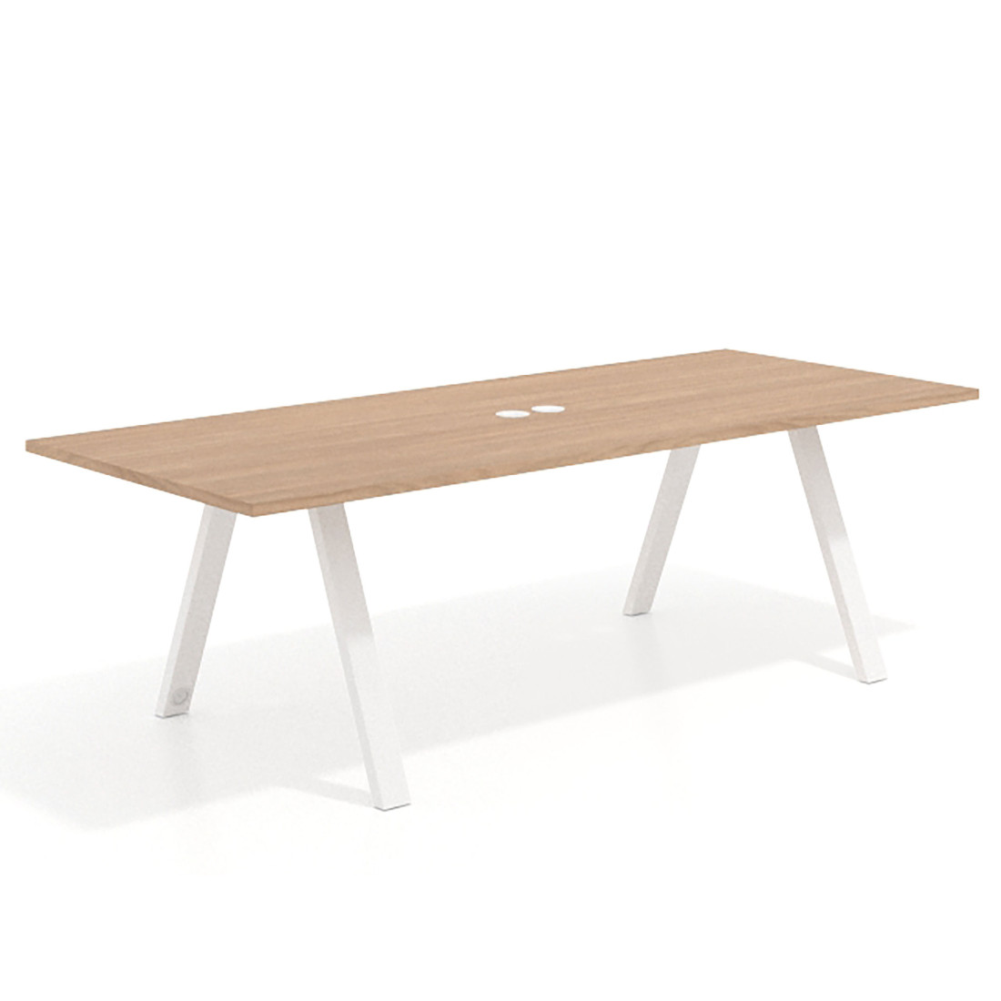 mesa co working 220x100 siroco uvepro mesa de reuniones fondo 100cm recto 1