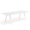 mesa co working 220x100 albo uvepro mesa de reuniones fondo 100cm recto 1