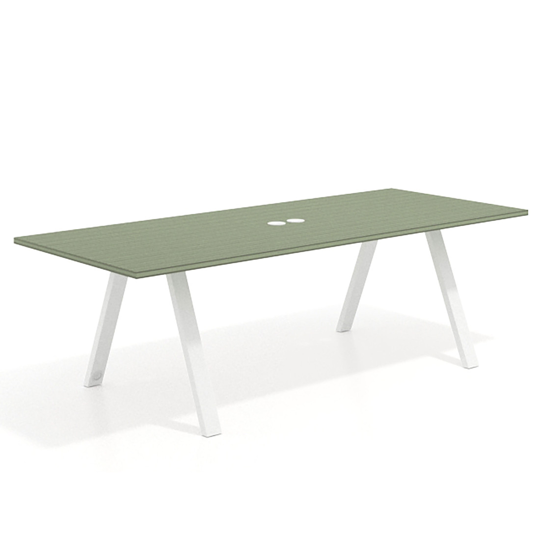 mesa co working 220x100 rayado sauce uvepro mesa de reuniones fondo 100cm recto 1