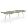 mesa co working 220x100 rayado sauce uvepro mesa de reuniones fondo 100cm recto 1