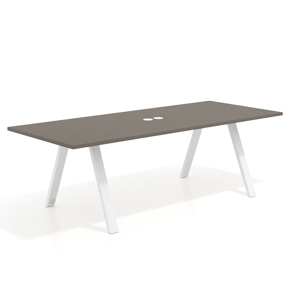 mesa co working 220x100 etna uvepro mesa de reuniones fondo 100cm recto 1
